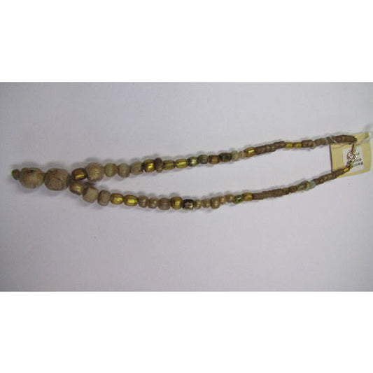 Untaian Manik-Manik Sandwich Emas