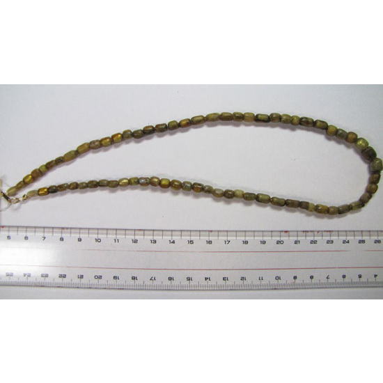 সোনালী স্যান্ডউইচ পুঁতির মালা