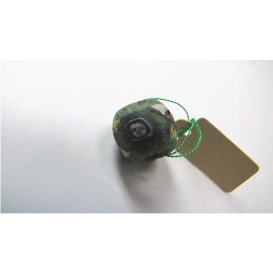 প্রাচীন রোমান মুখ মোজাইক কাঁচের পুঁতি