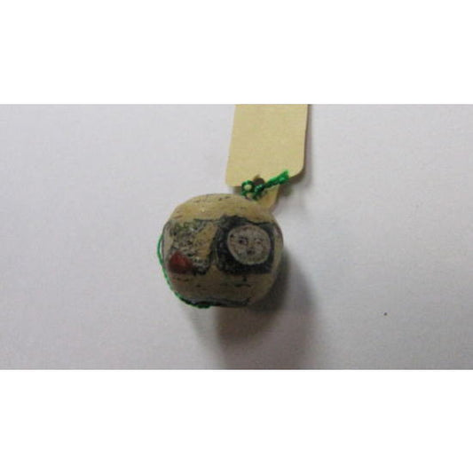 Sinaunang Romanong Face Mosaic Glass Bead
