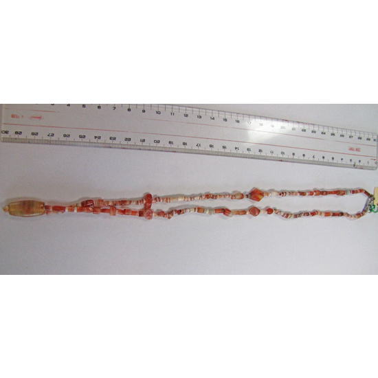 Rantai Manik Karnelian Berukir