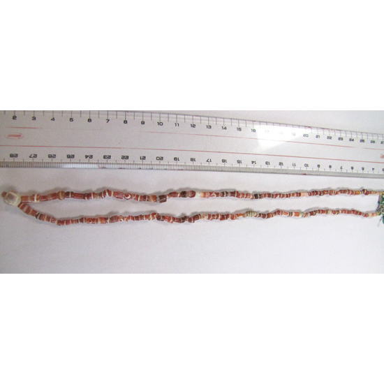 Filo di Perle di Corniola Incise