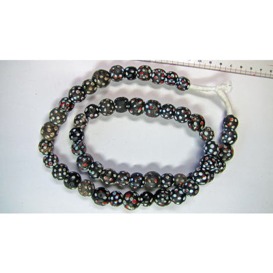 水玉模様ビーズストランド