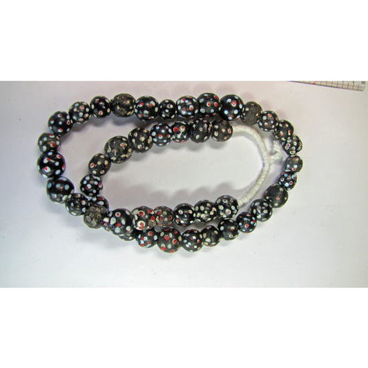 水玉模様ビーズストランド