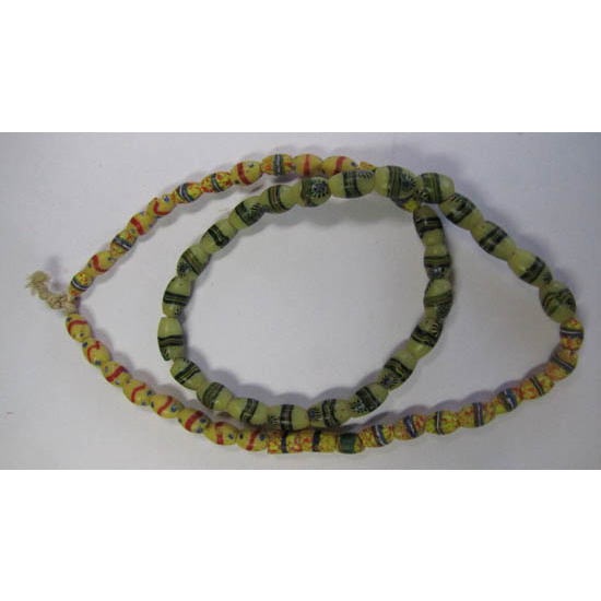 Fio de Contas de Vidro Millefiori