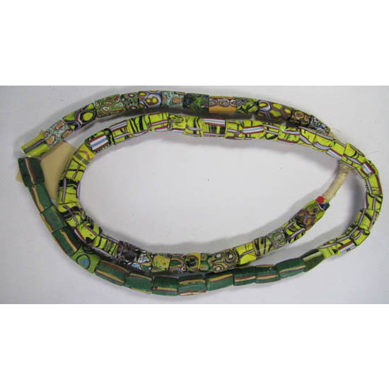 Collar de cuentas de vidrio Millefiori