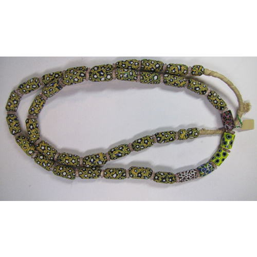 ミルフィオリガラスビーズストランド