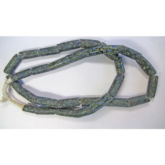 Hibla ng Millefiori Glass Beads