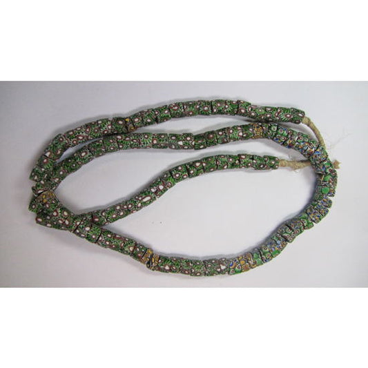 Hibla ng Millefiori Glass Beads