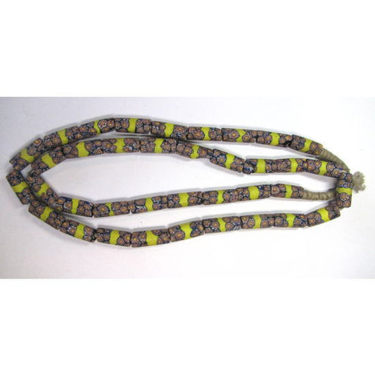 Millefiori Glass Beads Strand