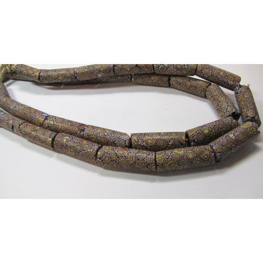 Millefiori Glass Beads Strand