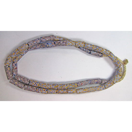 Millefiori Glass Beads Strand