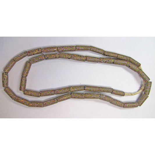 Millefiori Glass Beads Strand