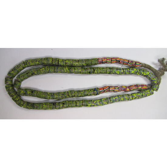 ミルフィオリガラスビーズストランド