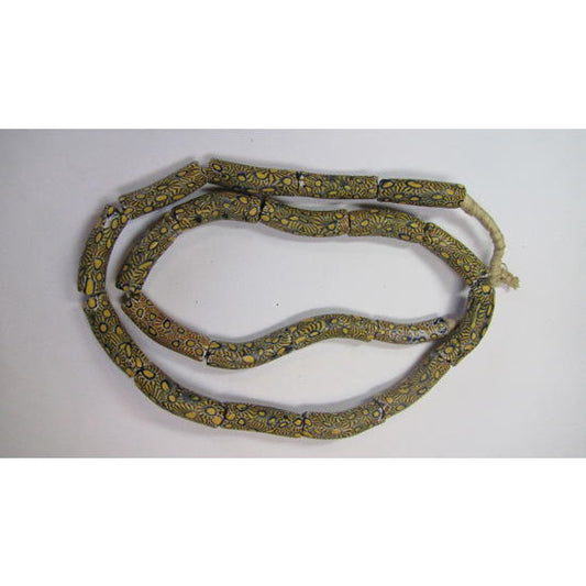 ミルフィオリガラスビーズストランド