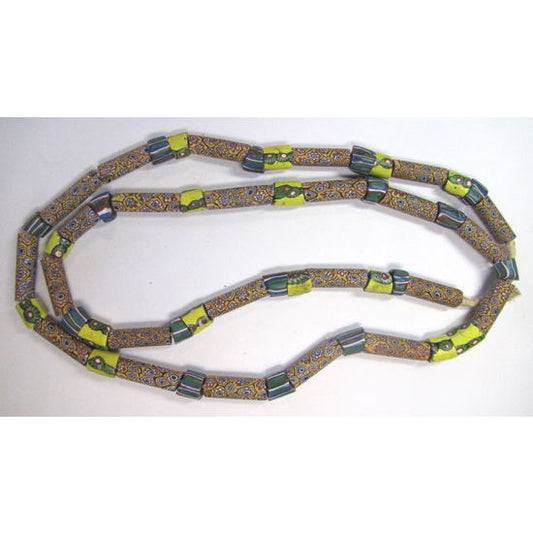 ミルフィオリガラスビーズストランド