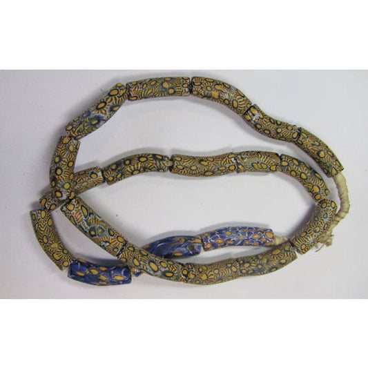 ミルフィオリガラスビーズストランド