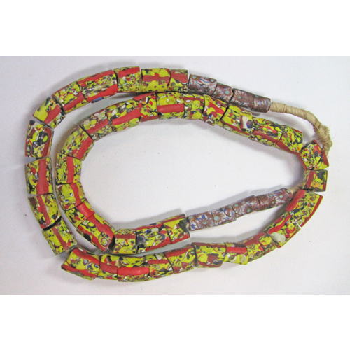 ミルフィオリガラスビーズストランド