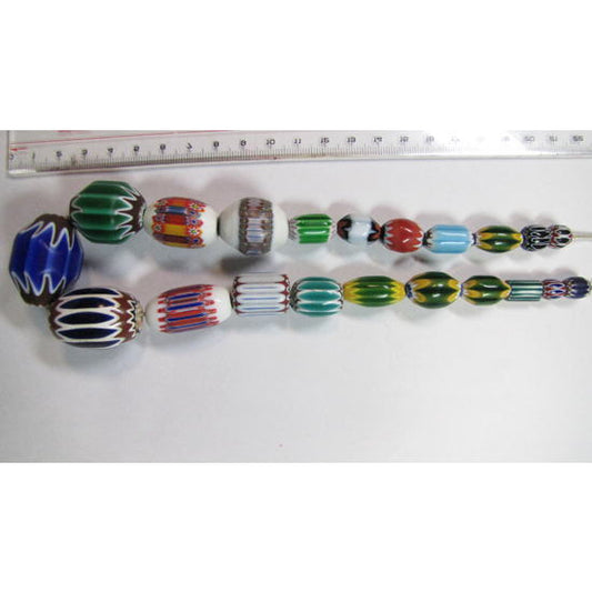 シェブロンビーズストランド