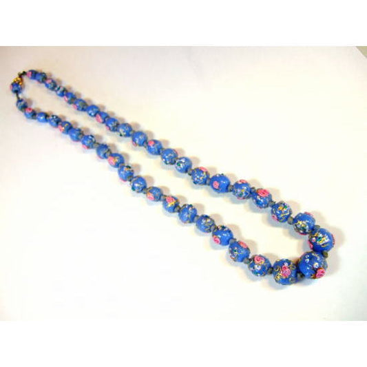 ヴィクトリア朝のビーズネックレス