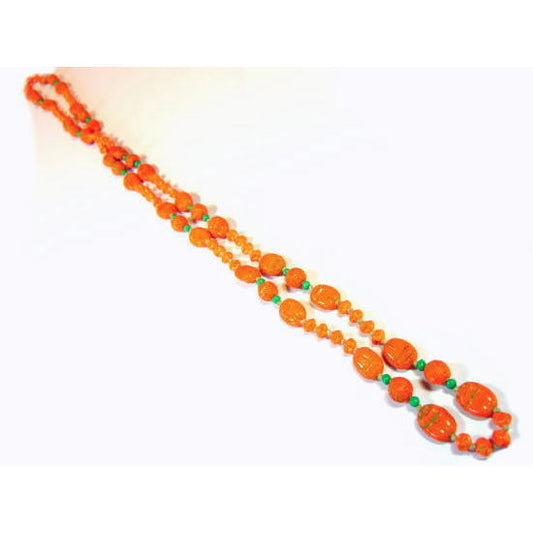 ヴィクトリア朝のビーズネックレス