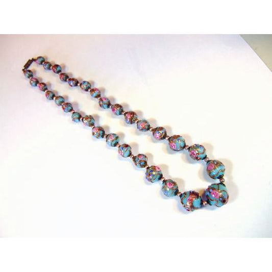 ヴィクトリア朝のビーズネックレス