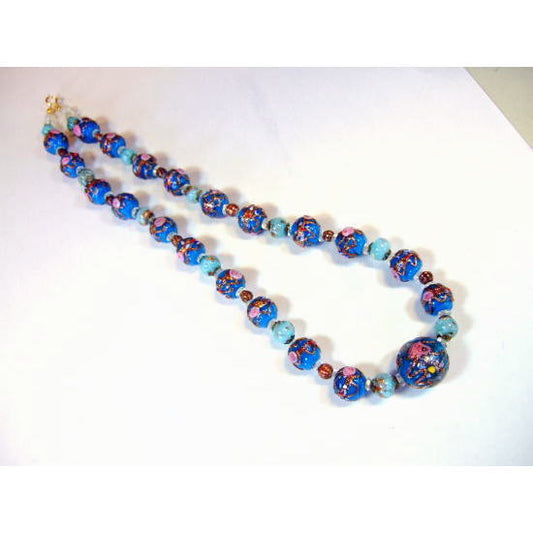 ヴィクトリア朝のビーズネックレス