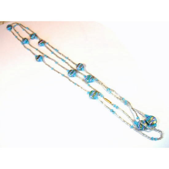 ヴィクトリア朝のビーズネックレス