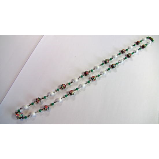 ヴィクトリア朝のビーズネックレス