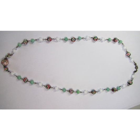 ヴィクトリア朝のビーズネックレス