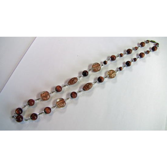 ヴィクトリア朝のビーズネックレス