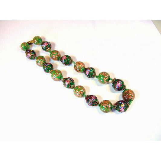 ヴィクトリア朝のビーズネックレス