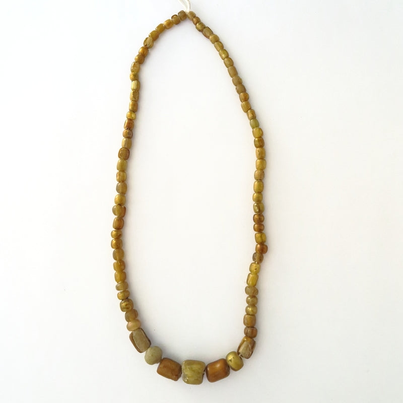 ゴールドサンドイッチミックスビーズストランド