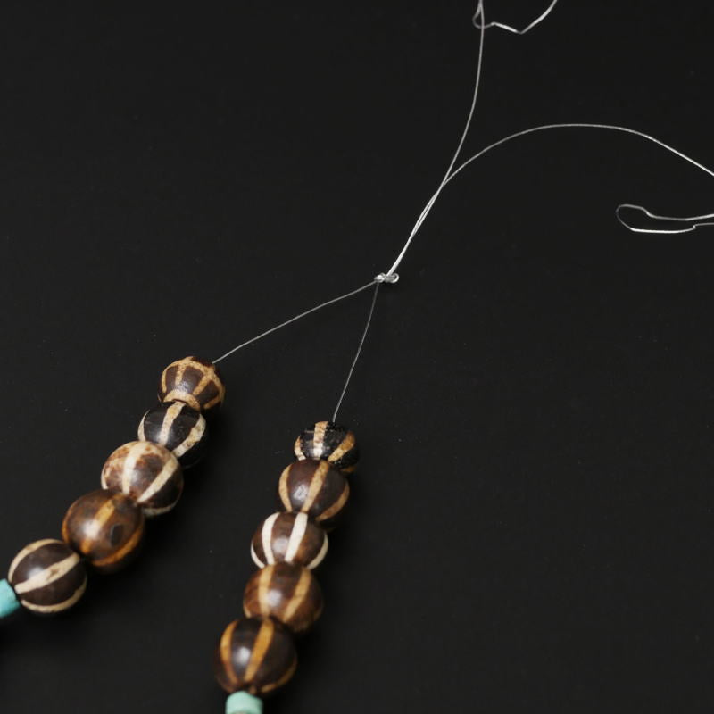 ミャンマー プムテック ビーズ ストランド