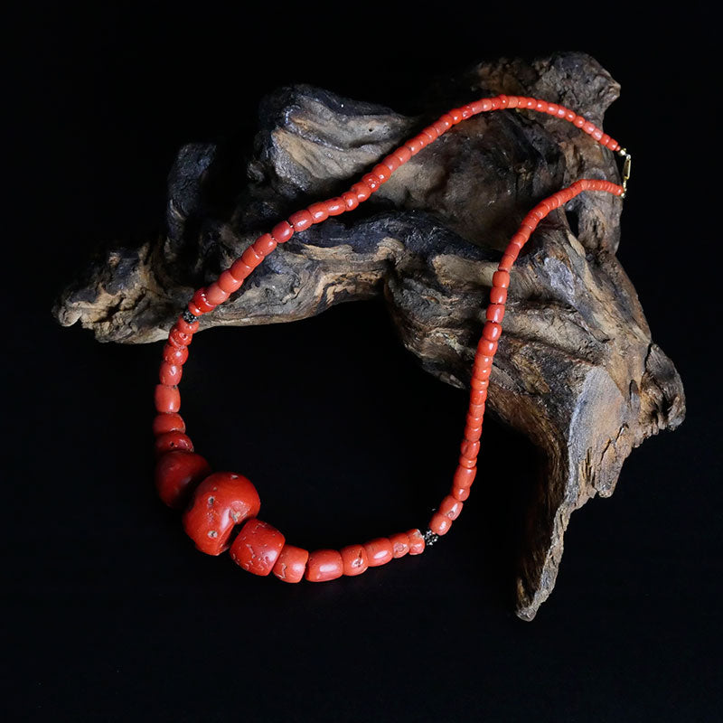 高品質な山珊瑚ネックレスストランド