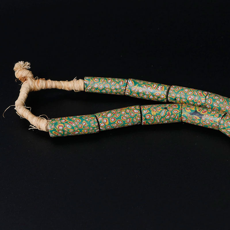 ミルフィオリガラスビーズストランド