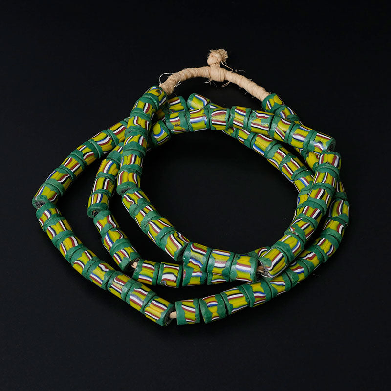 밀레피오리 유리 비즈 스트랜드