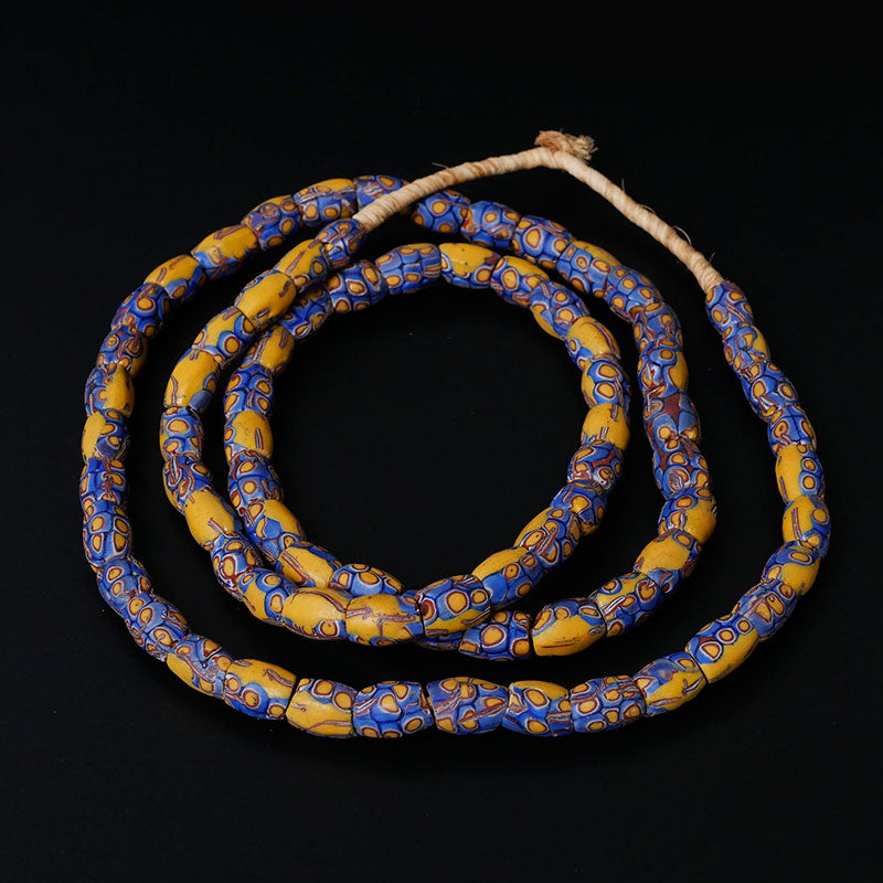 Нить бусин из стекла Миллефиори