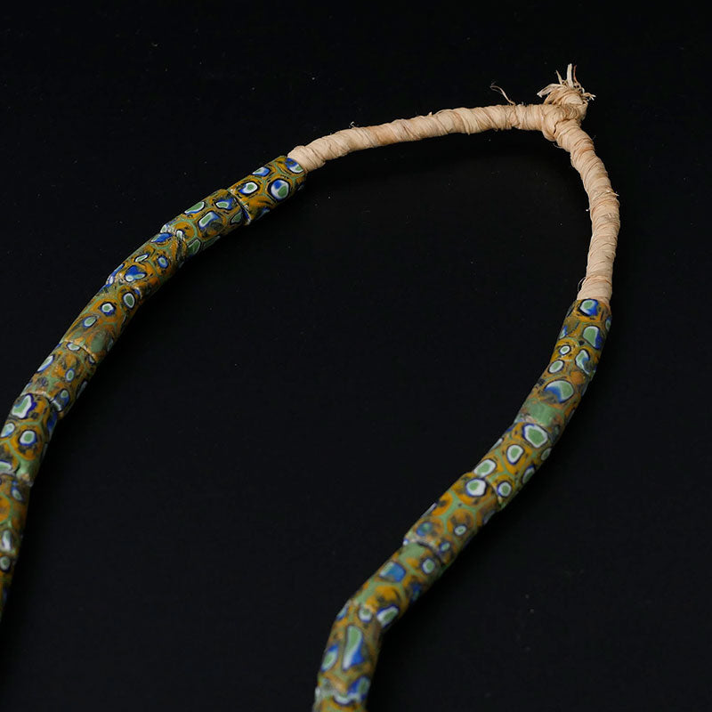 ミルフィオリガラスビーズストランド