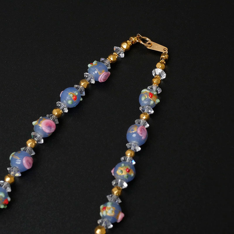 ヴィクトリア朝のビーズネックレス