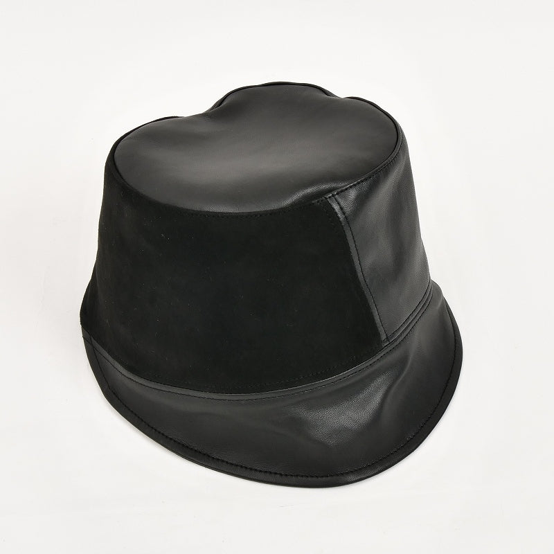 Leather Combination Cloche Hat【Online Exclusive】