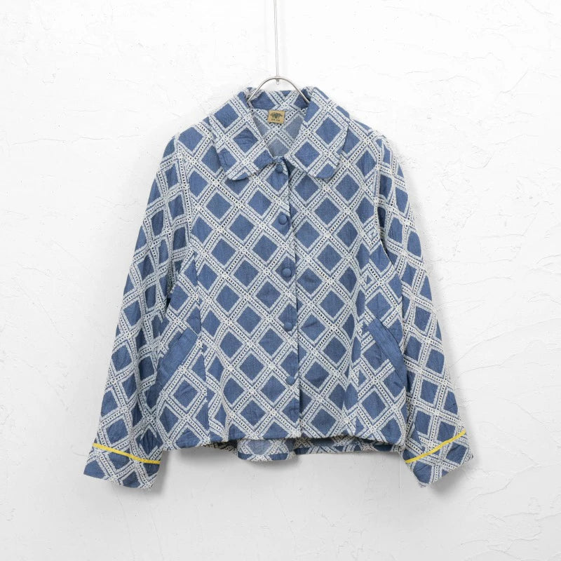 Denim Embroidered Jacket