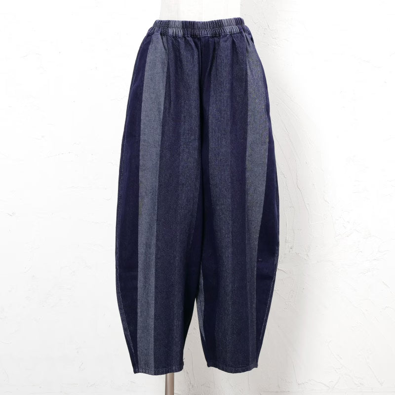 Striped Jacquard Denim Pants