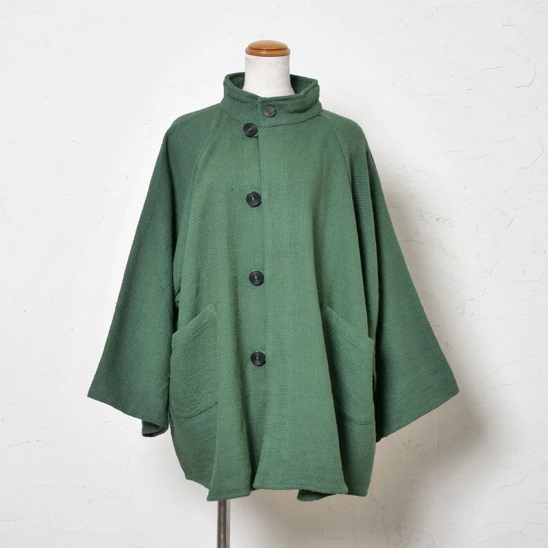 Cotton Thick Poncho Jacket