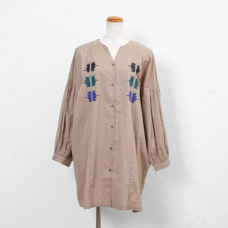Cotton Crown Embroidery Blouse