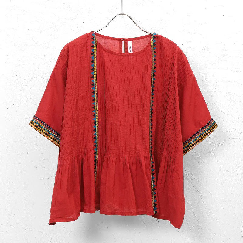 Geometric Embroidered Pullover
