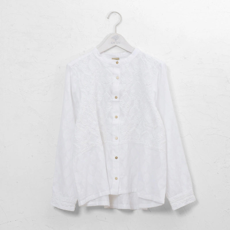 Cotton Lucknow Embroidery Blouse