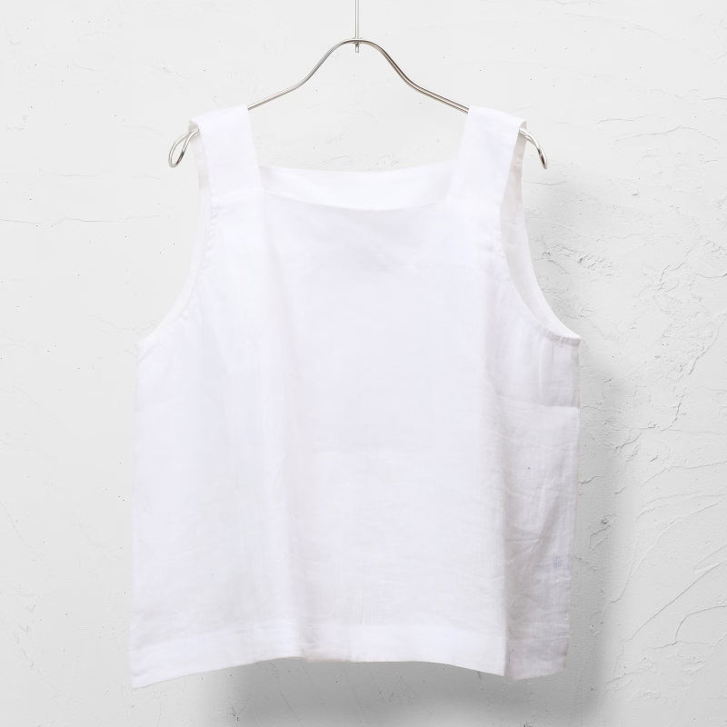 Linen Sleeveless Blouse N