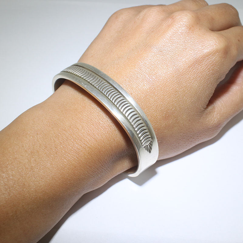 Pulseira de prata por Bruce Morgan