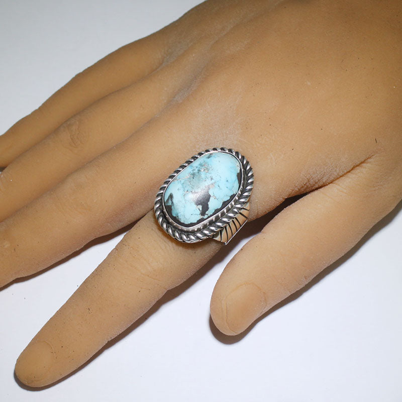 Blue Ridge Türkisring Größe 10